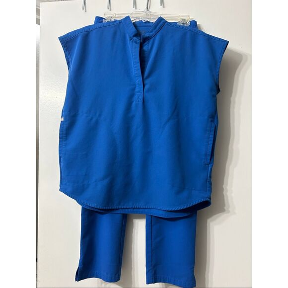 Figs set  Zamora joggers  pants and Rafaela top scrub size XS/P blue - Picture 7 of 8